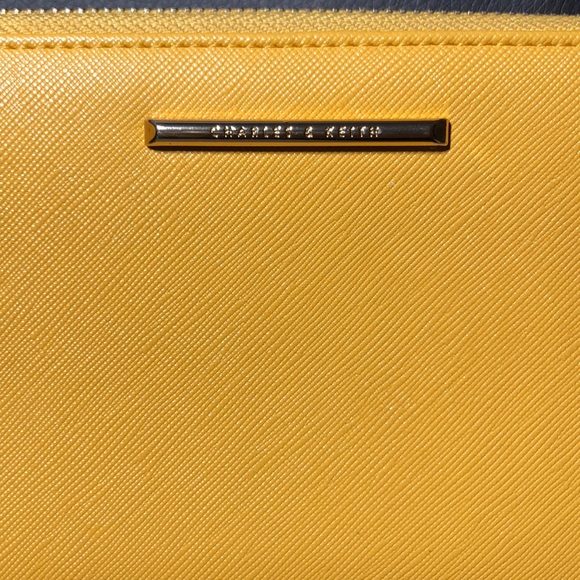 Charles & Kieth Yellow Wallet - Picture 3 of 8